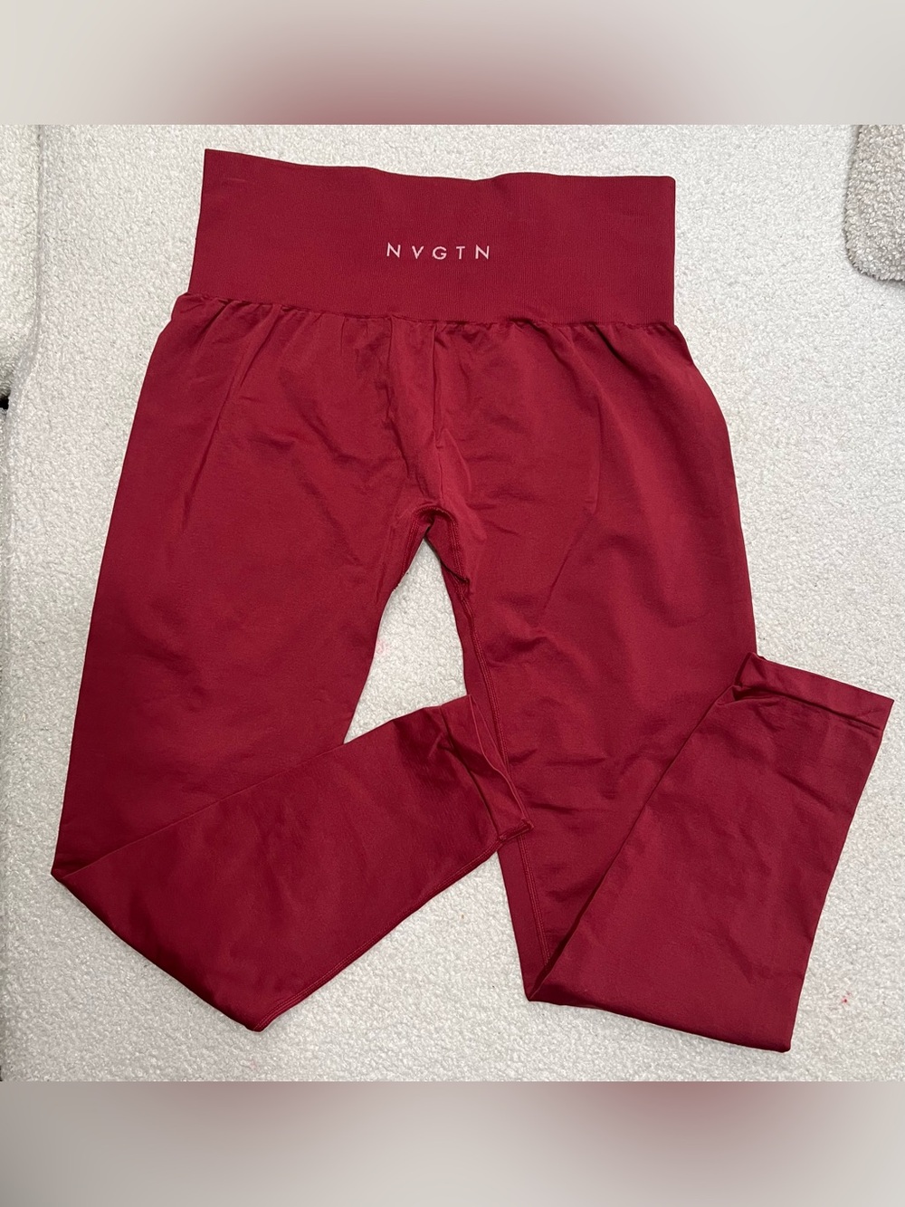 NVGTN Red High-Waist Leggings